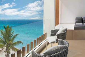 Oceanfront Junior Suites at Majestic Costa Mujeres